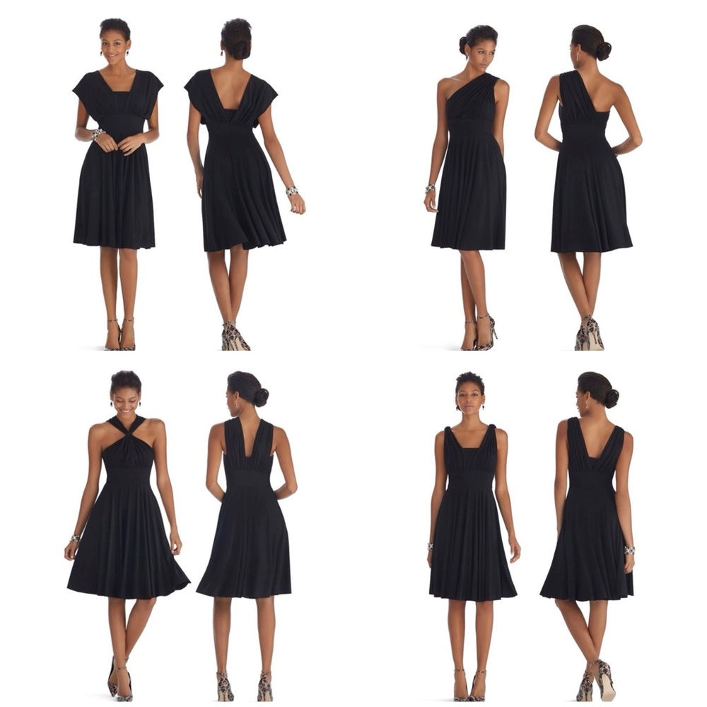 White House Black Market Genius Dress Black